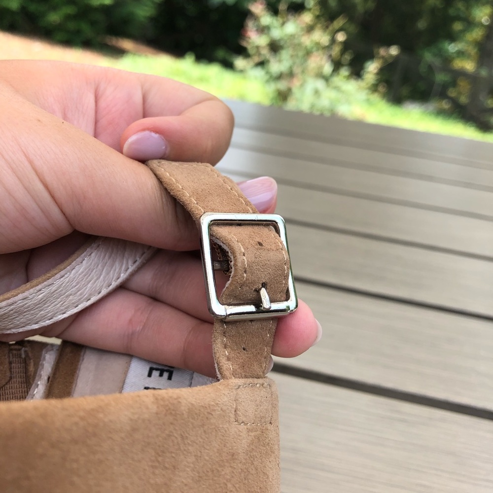 Tan Suede Steve Madden Block Heels - Picture 7 of 7